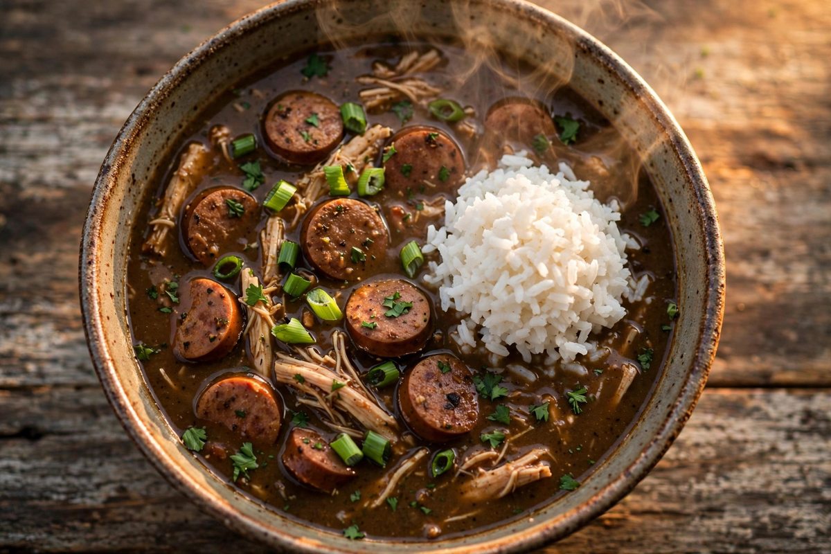 Classic Chicken & Sausage Gumbo